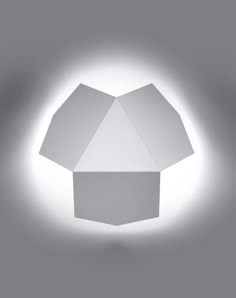 Lampă de perete TRE alb + 2x bec LED G9 4000K rece 4.5W 530lm