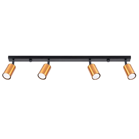 Plafonieră WINX 4L negru/cooper