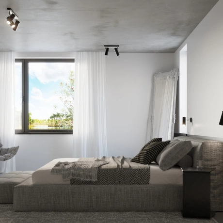 Plafonieră DIREZIONE 3 negru