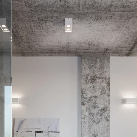 Lampă de perete QUAD MAXI alb