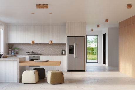 WOODY lampă suspendată din lemn natural + 1x GU-10 3000K cald 7W bec LED 620lm