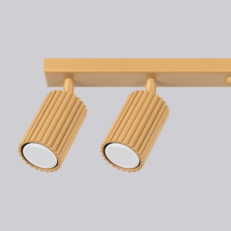 Plafonieră KARBON 6L auriu