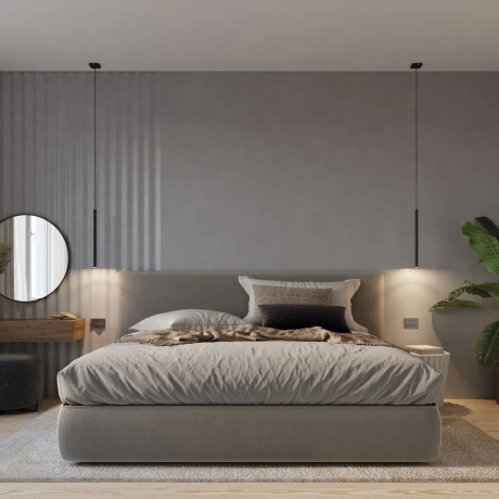 Lampă suspendată PASTELO 5 negru