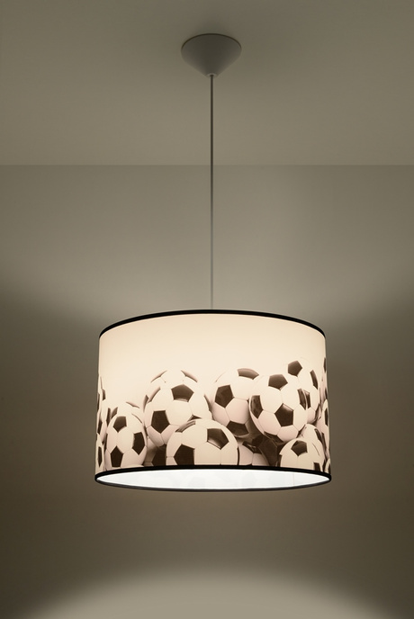 PALL B 40 lampă suspendată + 1x bec LED E27 4000K rece 7,5W 650lm