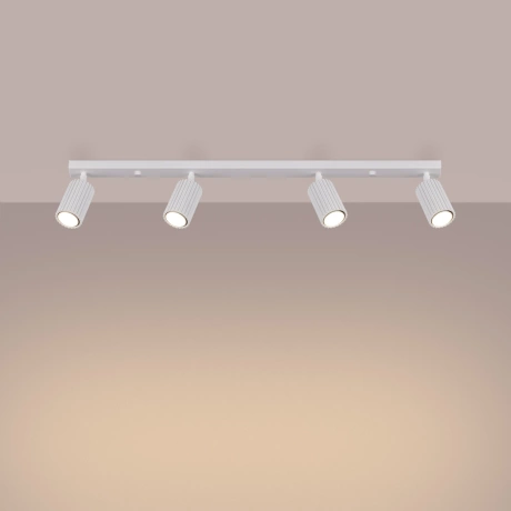 Plafonieră KARBON 4L alb