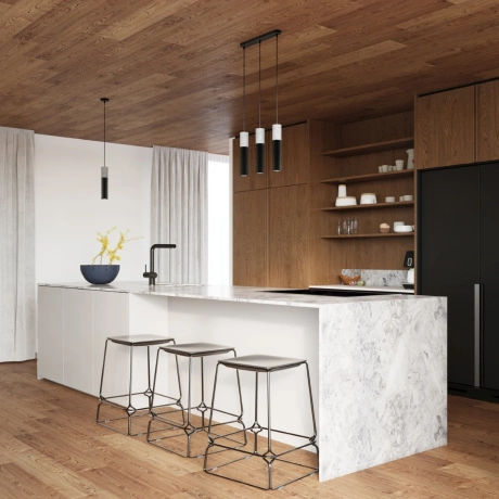 Lampă suspendată BORGIO 3L negru