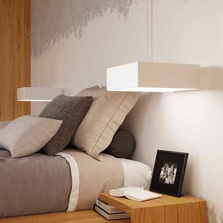 Plafonieră HORUS 25 WHITE + 1x bec LED E27 3000K Warm 7.5W 620lm