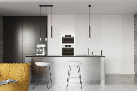 WEZYR 2 lampă suspendată negru + 2x bec LED G9 4000K rece 4,5W 530lm