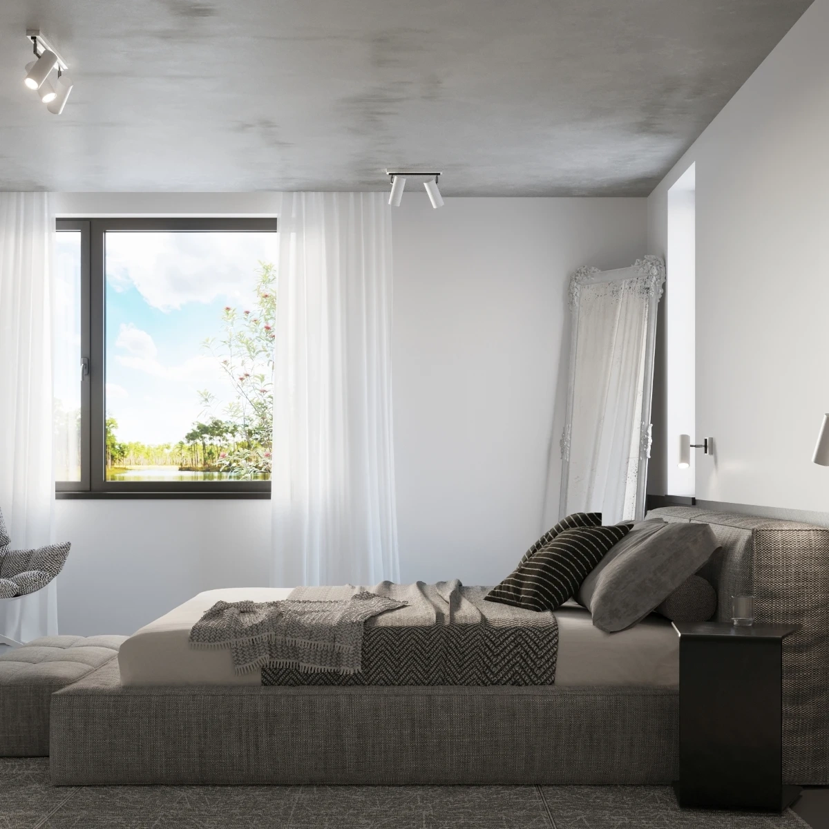 Plafonieră DIREZIONE 2 alb