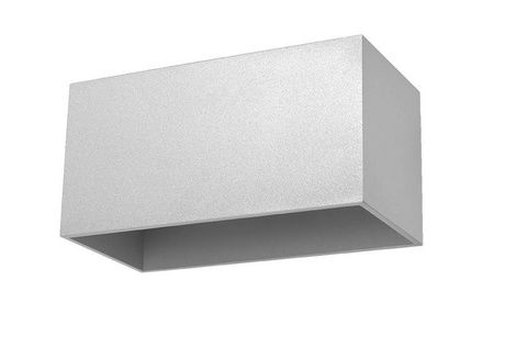 QUAD MAXI gri lampă de perete + 2x bec LED G9 3000K cald 4.5W 510lm