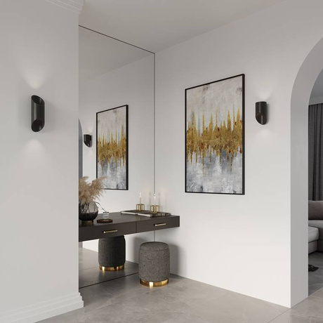 Lampă de perete PENNE 20 negru + 1x bec LED G9 3000K cald 4.5W 510lm