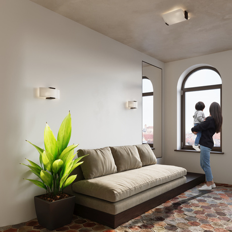 EMILIO lampă de perete + 2x bec LED E14 3000K 8W 620lm