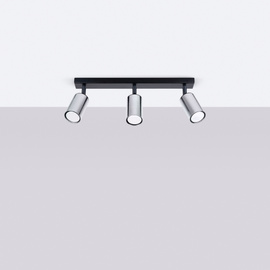 Plafonieră WINX 3 negru/cromo