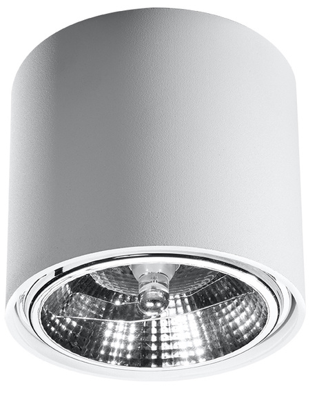 TIUBE lampă de tavan alb + 1x bec LED GU10 AR111 4000K COLD 10W 850lm