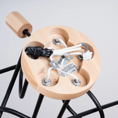 Candelabru EMBER 5 schwarz