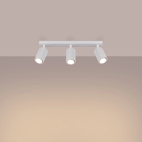 Plafonieră KARBON 3L alb