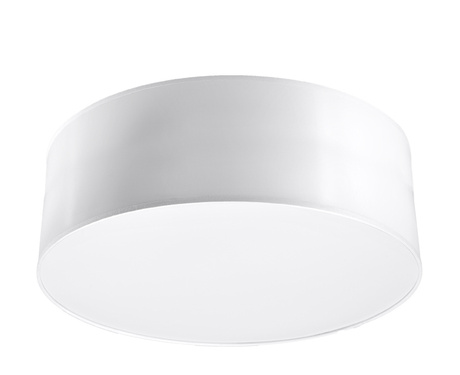 Plafonieră ARENA 25 GREY + 1x bec LED E27 3000K Warm 7.5W 620lm