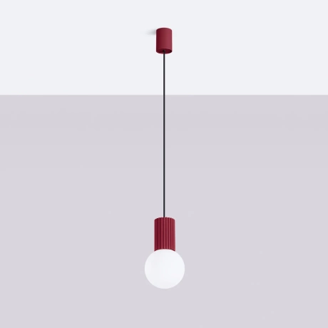 Lampă suspendată HALO 1 burgundy