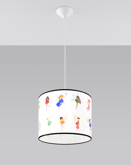 Lampă suspendată pentru zâne 30 + 1x bec LED E27 4000K rece 7,5W 650lm
