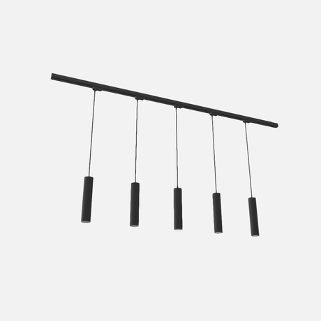 Lampă suspendată, sistem de șine în 5 puncte, 3 faze, LAGOS