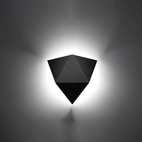 Lampă de perete SOLIDO negru