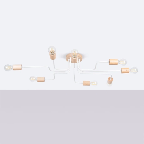 Candelabru TIMBO 8 alb