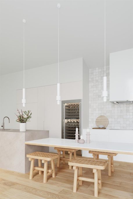 Lampa wisząca SHIRAZ biała