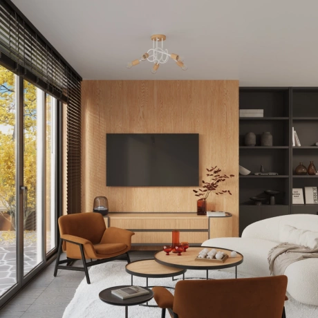 Candelabru EMBER 3 alb