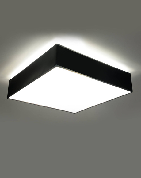 Plafonieră HORUS 45 BLACK + 3x bec LED E27 3000K Warm 7.5W 620lm