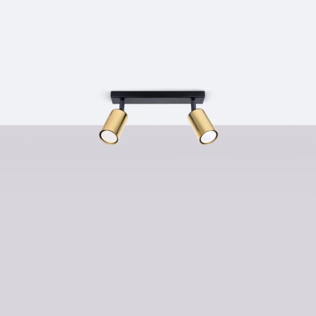 Plafonieră WINX 2 negru/galben