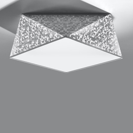 Plafonieră HEXA 35 argintiu