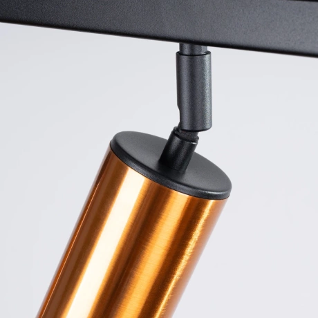 Plafonieră WINX 4L negru/cooper