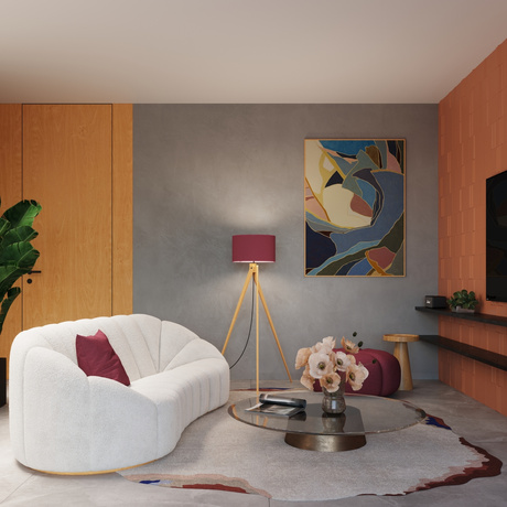 Lampă de podea NATT burgundy