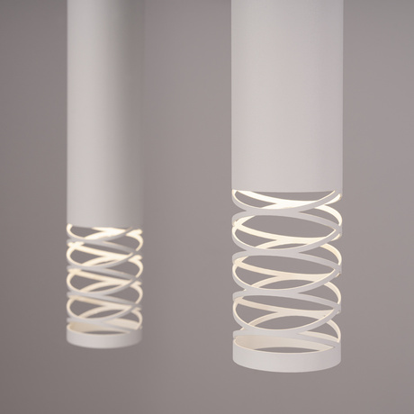 Lampă suspendată LAMI 3L alb