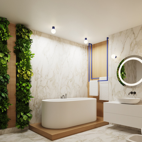 Plafoniera HALO ultramarin IP44