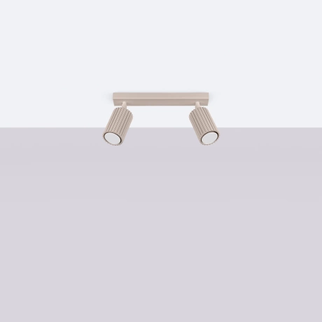 Plafonieră KARBON 2 taupe