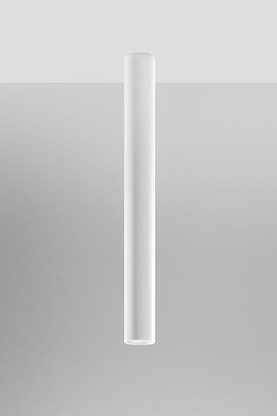 Plafonieră LAGOS 60 alb + 1x bec LED GU-10 3000K cald 7W 620lm