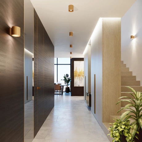 Lampă de perete ORBIS 1 auriu