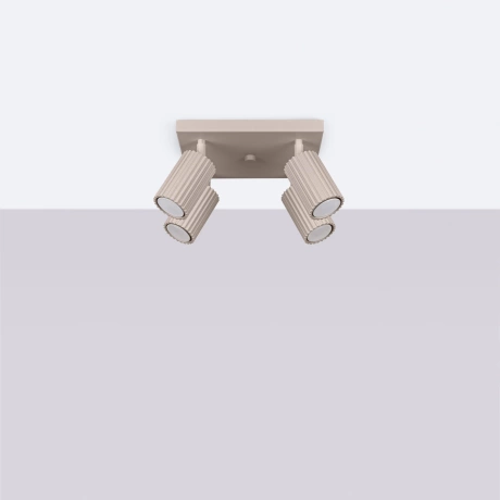 Plafonieră KARBON 4 taupe