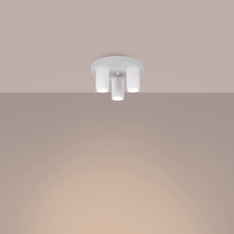 Plafonieră LAGOS 3P alb