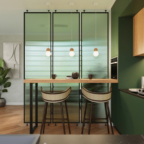 PEKKA 1 lampă suspendată alb/lemn natural + 1x bec LED G9 4000K Cold 4,5W 460lm