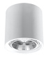 Plafonieră ceramică KALU alb + 1x bec LED GU10 AR111 3000K cald 12W 800lm