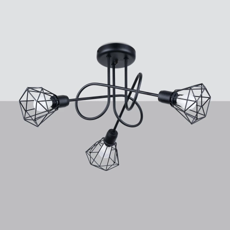 Candelabru ARTEMIS 3S negru