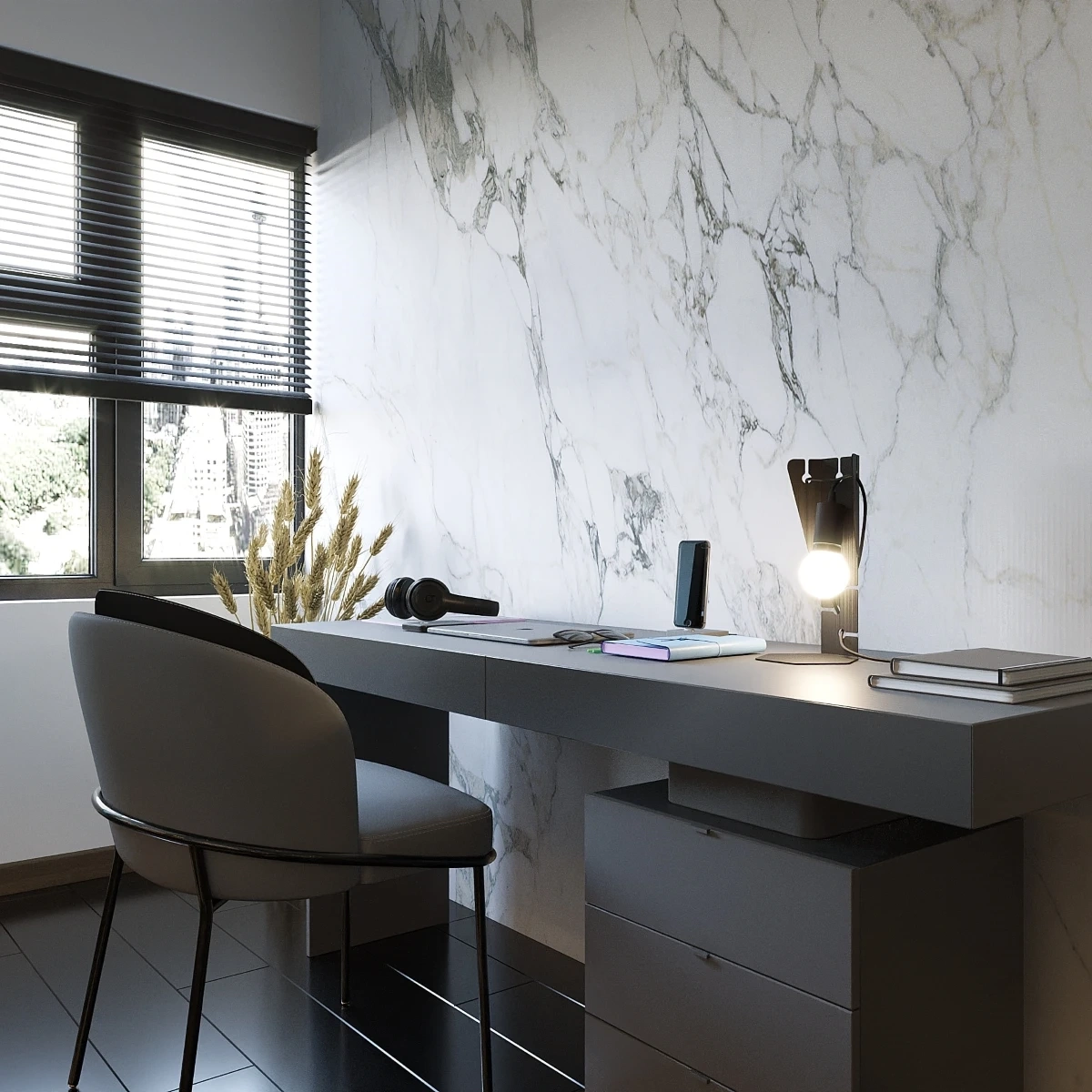 Lampă de masă ARBY negru