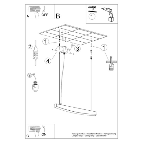 Lampă de perete JORUN LED alb 3000K