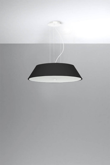 Candelabru VEGA 60 negru + 5x bec LED E27 3000K cald 7.5W 620lm