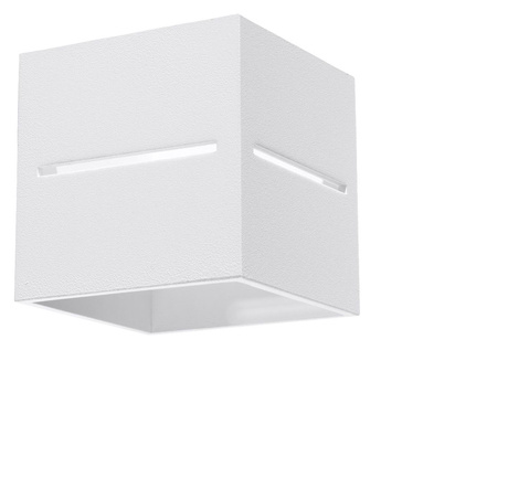 LOBO lampă de perete alb + 1x bec LED G9 3000K cald 4.5W 510lm