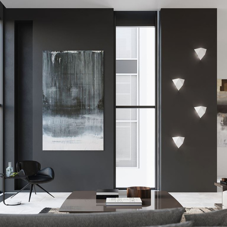 SOLIDO lampă de perete alb + 1x bec LED G9 4000K rece 4.5W 530lm