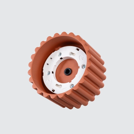 Plafonieră AURA 1 roșu ochra Gx53