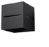 LOBO lampă de perete negru + 1x bec LED G9 4000K rece 4,5W 530lm